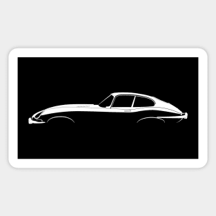 Jaguar E-Type Silhouette Sticker